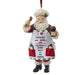 Kurt Adler 5" Santa Chef with Wine Resin Ornament - Grill Parts America