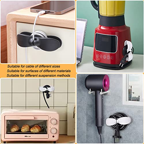 SisBroo Cord Organizer for Appliances, 4PCS Kitchen Appliance Cord Winder  Cable Organizer, Cord Holder Cord Wrapper for Appliances Stick on Pressure  Cooker, Mixer, Blender, Coffee Maker, Air Fryer
