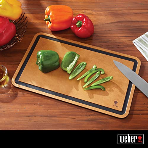 Weber Cutting Board, Brown - Grill Parts America