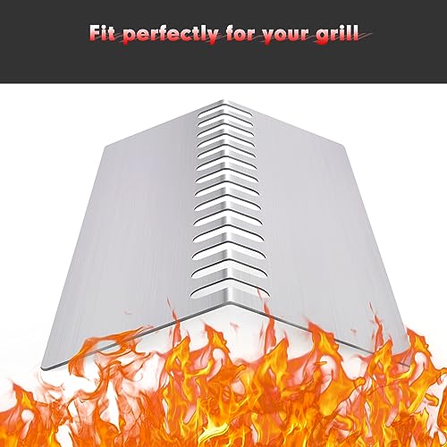 Cozilar Grill Heat Shield Heat Plates for Bull Grill Replacement Parts 16631,16520, Bull Angus 4 Burner 47629, Cal Flame G Series 4 Burner G4, Grill Burner Covers BBQ Gas Grill Parts Accessories - Grill Parts America