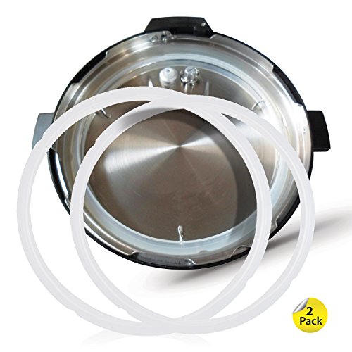 Pack of 2 Silicone Sealing Rings Compatible With Instant Pot 5 & 6