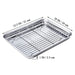 WEZVIX Stainless Steel Baking Sheet with Rack Set Tray - Kitchen Parts America