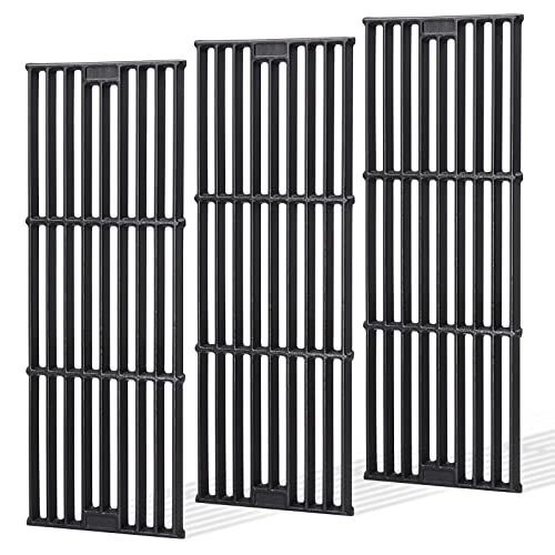 Criditpid Grill Grates Replacement for Char Griller 5050, 5650, 2121, 3001, 5072, 2123, 3072, 2828, 3030, 4000, King Griller 3008 5252, 19 3/4" Cast Iron Cooking Grid for Chargriller Duo 5050 Parts - Grill Parts America