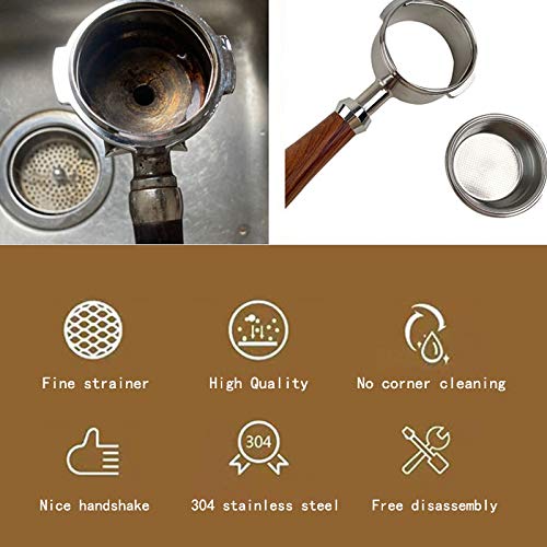 54mm Bottomless Portafilter Compatible with 54mm Breville Barista Series and 54mm Sage/Breville Machines (ABS Handle) - Kitchen Parts America