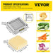 VEVOR Replacement Chopper Blade, 1/4 inch, 3 PCS French Fry Blade Assembly with 6 Extra Knives, Stainless Steel Dicer Parts and Push Block for Cutting Potatoes Carrots Onions Cucumbers Mushrooms - Kitchen Parts America