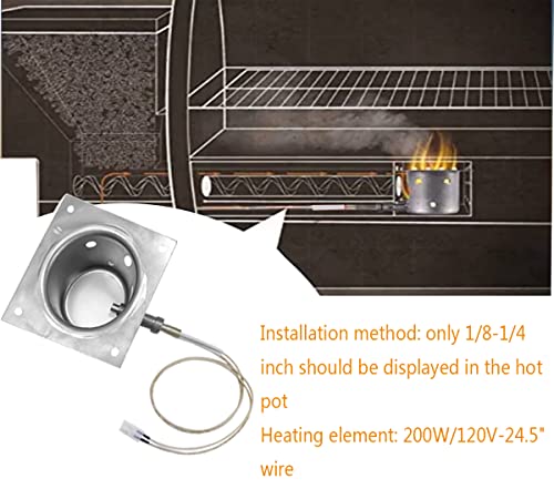 Replacement Parts Hot Igniter Kit, Compatible with Pit boss Pellet Grill and Camp Pellet Grill, igniter Comes with one Fuses - Grill Parts America