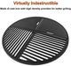 21.5” Cast Iron Grill Grate for Weber Original Kettle Premium 22" Charcoal Grill and Smokers, Replacement for Weber 22" Performer Premium Grill, Two types of cooking surfaces, Modular Fits 22" Grills - Grill Parts America