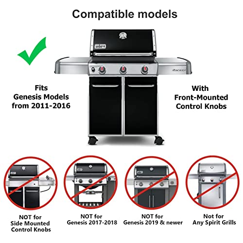only fire Burner Knobs Gas Burner Knobs Replacement for Weber Genesis Series Gas Grills (Year 2011-2016 Models) - Grill Parts America