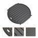 SafBbcue Cast Iron Gourmet BBQ System Sear Grates for Weber 200/300 Series Grill Parts, Weber Spirit E-210 Spirit E-310 Genesis II E-310, Genesis II LX S-440 Grill Grates,Weber 64812 64815 64830 Parts - Grill Parts America