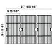 810-1751-S 810-1750-S Grates Replacement Parts for Brinkmann 5 Burner 810-4551-0 Gas Grill Parts Pit Boss PB820PS1 Grates Pit Boss Pro Series 820 820-PS1 Cast Iron Cooking Grids Pit Boss Accessories - Grill Parts America