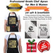 Funny Cooking Apron for Women Men Adjustable Kitchen Chef Aprons with 2 Large Pockets for Cooking Baking Grilling, Birthday Christmas Apron Gift - Grill Parts America