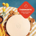 Cast Elegance Theramite Durable Pizza and Baking Stone for Oven and Grill, Includes Recipe E-Book & Cleaning Scraper, 14 inch Round, 5/8th inch Thick, Circular Design - Grill Parts America