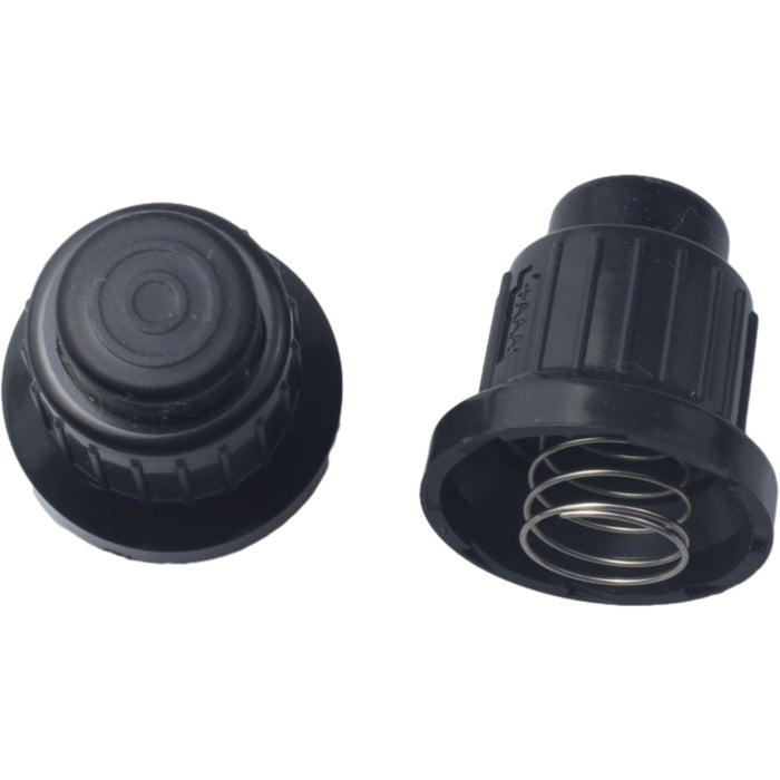 FDXGYH AAA Battery Push Button Igniter 2pcs Black Gas Grill Spark Generator Ignitor Switch Cap - Grill Parts America