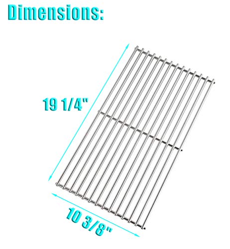 19 1/4" Grill Grates for Brinkmann Grill Replacement Parts 810-8500-S, 810-8501-S, 810-8502-S, Jenn Air 720-0337, 750-0142, Costco Kirkland 720-0432, Charmglow, Members Mark, Nexgrill, Ducane, 3PCS - Grill Parts America