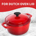 4 Sets Dutch Oven Knob Bakelite Replacement Knob Pot Lid Handle Compatible with Le Creuset, Aldi, Lodge and Other Enameled Dutch Oven, Black - Kitchen Parts America