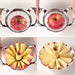SAVORLIVING Apple Slicer Upgraded Version 12-Blade Extra Large Apple Corer, Stainless Steel Ultra-Sharp Apple Cutter, Pitter, Divider for Up to 4 Inches Apples (Update) (12 Cut) - Kitchen Parts America