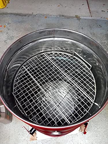 LavaLockⓇ Stainless Steel 22" inch Round Grill Grate - Fits Weber Kettle Performer Weber Smokey Mountain UDS Ugly Drum Smoker Barrel Fire Pit - Grill Parts America