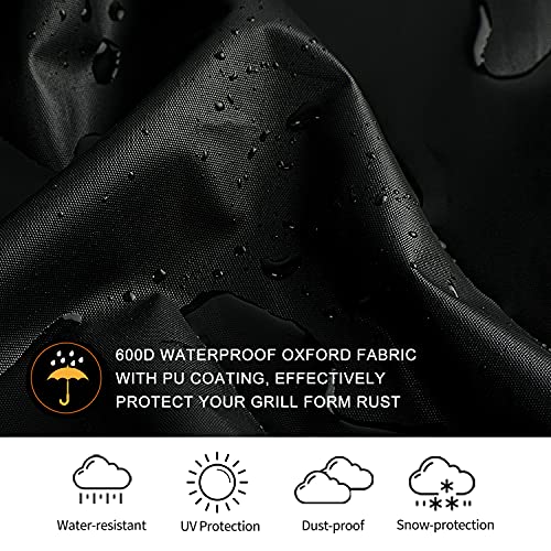 SUPJOYES Grill Cover for Oklahoma Joe's Highland Offset Smoker, Heavy Duty Waterproof Oklahoma Joe Smoker Accessories - Grill Parts America