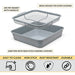 EaZy MealZ Crisping Basket & Tray Set | Air Fry Crisper Basket | Tray & Grease Catcher | Even Cooking | Non-Stick | Healthy Cooking - Kitchen Parts America