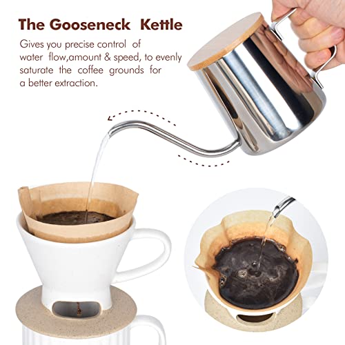 AELS Pour Over Coffee Maker Gift Set - Kitchen Parts America