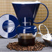 Clever Coffee Dripper and Filters, Large 18 oz (Royal Blue)| Barista's Choice| Safe BPA Free Plastic|Includes 100 Filters - Kitchen Parts America