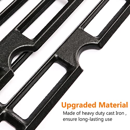 GRISUN Grill Grates for Oklahoma Joe's Longhorn Combo Grill, for Charcoal Firebox Area, Nexgrill 720 0826, Charbroil 461251314, Cast Iron Grill Grids for Longhorn Combo Charcoal/Gas Smoker 2 PCS - Grill Parts America