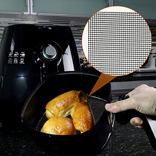 Yetene 6 Pack Reusable Liners for Toaster Oven Non Stick Air Fryer Mat Air Fryer Oven Liners Easy Clean Toaster Mat Compatible with Cuisinart, Ninja, Kalorik Air Fryer Microwave Oven Toaster - Kitchen Parts America
