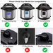 Steam Release Diverter Accessory Fits Instant pot 3, 5, 6, 8 Qt Duo & Smart Models Only, Made By High Grade Food Silicone，Helps Protect Cabinets-Green - Kitchen Parts America