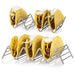 Stainless Steel Taco Holder Stand: 2 Wire Metal Tray Holders - Grill Parts America