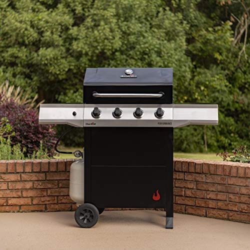 Char-Broil 463350521 Performance 4-Burner Cart-Style Liquid Propane Gas Grill, Black - Grill Parts America