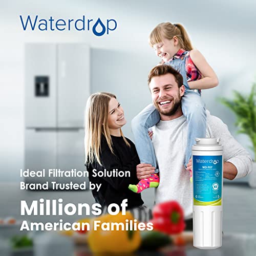 Waterdrop EDR4RXD1 Compatible with EveryDrop Filter 4, Whirlpool UKF8001, 4396395, Maytag UKF8001AXX-200, UKF8001AXX-750, WD-F07, Refrigerator Water Filter, 3 Filters - Grill Parts America