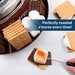 Nostalgia Indoor Electric Stainless Steel S'mores Maker with 4 Compartment Trays for Graham Crackers, Chocolate, Marshmallows and 2 Roasting Forks, Brown - Grill Parts America