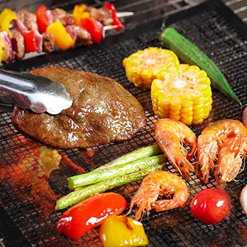 BBQ Mesh Grill Mats 3 Pack, 16" x 13" Non-Stick Grilling Mat - Grill Parts America