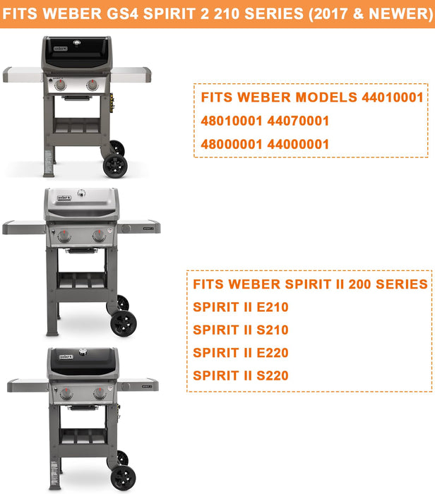 Replacement Parts for Weber GS4 Spirit II 67136 Wires 33" & Weber Spirit 2 Grill lgniter Switch Push Button 66220, Grill Parts for Weber Spirit 2 Grill Parts Weber GS4 Spirit II E210 S210 E220 S220 - Grill Parts America