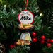 Personalized Grill Christmas Ornament - Grilling Holiday Tree Decoration Outdoor Barbeque Grill BBQ Burger Steak Charcoal Griller Kabob Hickory Wood with Custom Name - Grill Parts America