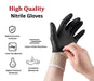 Tackleit BBQ Gloves for Cooking Baking Grilling, 50 Pcs Disposable Nitrile Gloves and 2 Pcs Cotton Glove Liners Washable - Grill Parts America