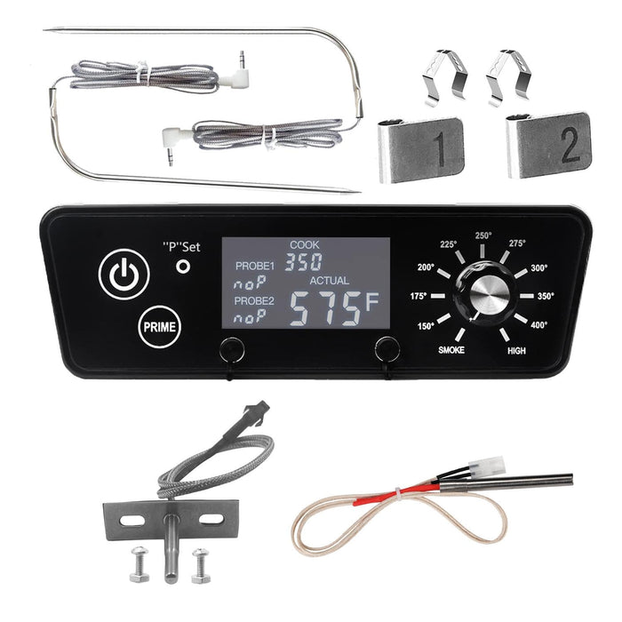 SROKIO Replacement Kit For Pit Boss - Digital Thermostat Panel for Series 3/4/5/7 Vertical Smoker,Grill Parts Includes 2 Meat Probes,Temp Sensor & Ignition Hot Rod - Grill Parts America