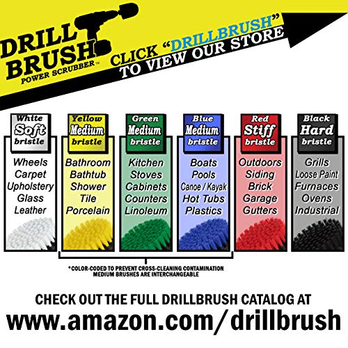 Grill Brush - Grill Cleaner - BBQ Grill Accessories - Grill Scraper - Wire Brush Attachment Alternative - Oven Rack Cleaner - BBQ Tools - Rust Removal - Loose Paint - Graffiti Removal Stone, Concrete - Grill Parts America