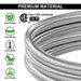 MEFUN 15FT Propane Adapter Hose 1lb to 20lb Converter, Stainless Braided POL Propane Hose with Gauge for Buddy Heater, Coleman Stove, Tabletop Grill and More 1 LB Portable Appliance to 5-100 LB Tank - Grill Parts America