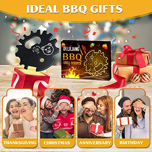 BBQ Grill Scraper Stocking Stuffers - Grate Grilling and Bottle Opener - Grill Parts America