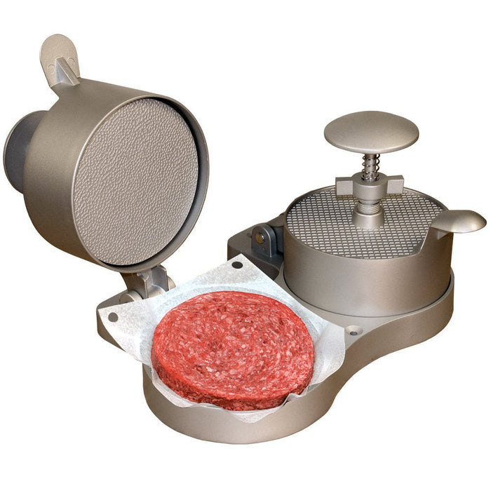 Weston Burger Express Double Hamburger Press with Patty Ejector (07-0701), Makes 4 1/2" Patties, 1/4lb to 3/4lb - Grill Parts America