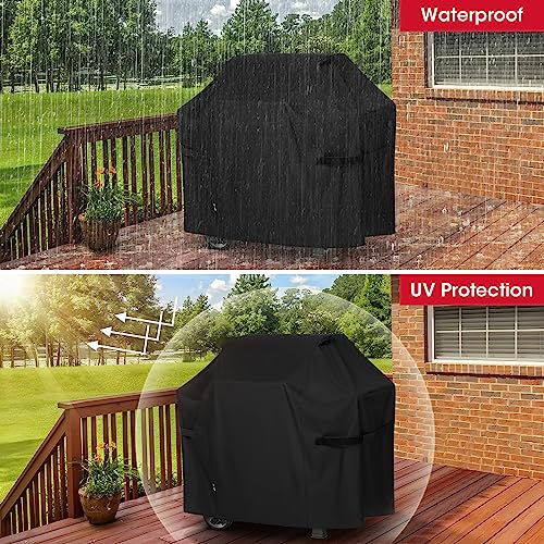 Unicook 51 Inch Grill Cover for Weber Spirit 300 and Spirit Il 300 Series Grills, Premium BBQ Grill Cover for Outdoor Grill, Heavy Duty Waterproof Fade Resistant, Compared to Weber 7139 - Grill Parts America