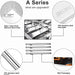 Hisencn 304 Stainless Steel Grill Parts for Home Depot Nexgrill 4 Burner 720-0830H, 720-0830D, 720-0783E Gas Grill Models, Grill Burner, Heat Plate, Cooking Grates Grill Replacement Kit - Grill Parts America