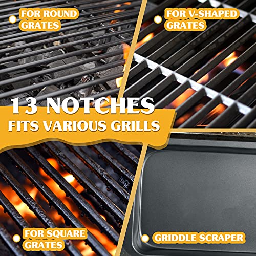 BBQ Grill Scraper Stocking Stuffers - Grate Grilling and Bottle Opener - Grill Parts America