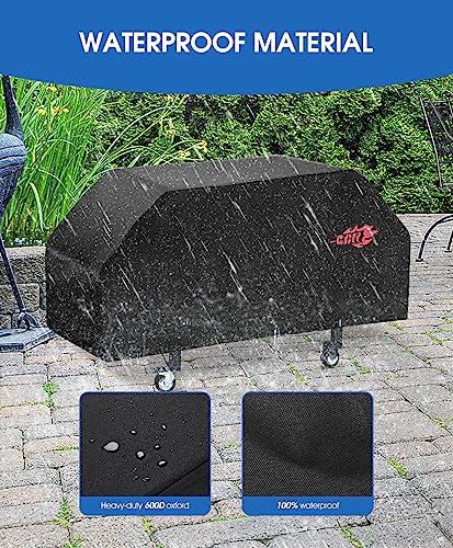 Griddle Cover for Blackstone Griddle, Epicmelody 36-inch 600D Heavy Duty Grill Cover for Outdoor Grill, Flat Top Grill Cover with Straps, Waterproof Grill Cover for Camp Chef and More 4-Burner Griddle - Grill Parts America