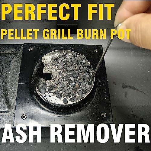 Heavy Duty Steel Porcelain-Enameled Fire Burn Pot and Hot Rod Ignitor Kit Replacement Parts for Traeger & Pit Boss Wood Pellet Grill ,Also Fit For Pellet Pro & Z Grills Wood Pellet Grill Smoker - Grill Parts America