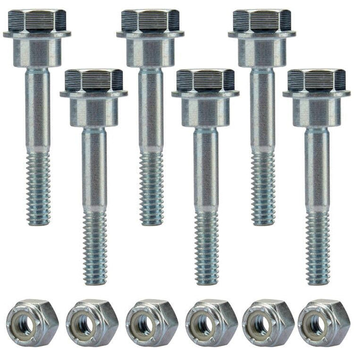 Sconva Snow Blower Shear Pins Bolts & Nuts Kit Replacement for Husqvarna 580790401 588077501 Snow Blower Parts (Pack of 6) - Grill Parts America