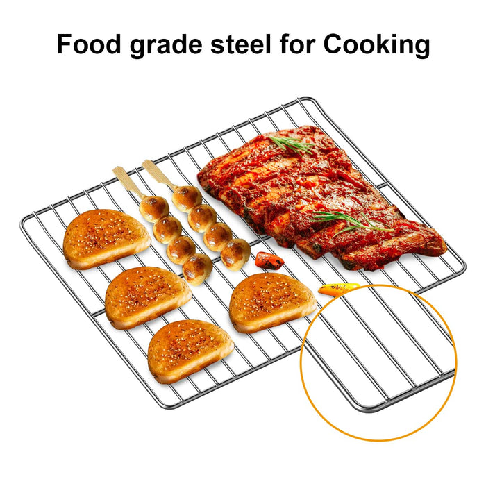 Cooking Grate Replacement for Masterbuilt Electric Smoker Racks 30 Inch, 14.6" x 12.2" 3 Pack Stainless Steel Grids Masterbuilt Smoker grates Replacement - Grill Parts America