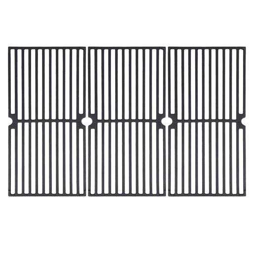 GGC Grill Grates Replacement for Brinkmann 810-8410-F, 810-2410-S, 810-2511-S, 810-2512-S, 810-8411-5, 810-9415-W and Others, 3 PCS Porcelain Coated Cast Iron Cooking Grate(17 3/4" x 8 15/16") - Grill Parts America