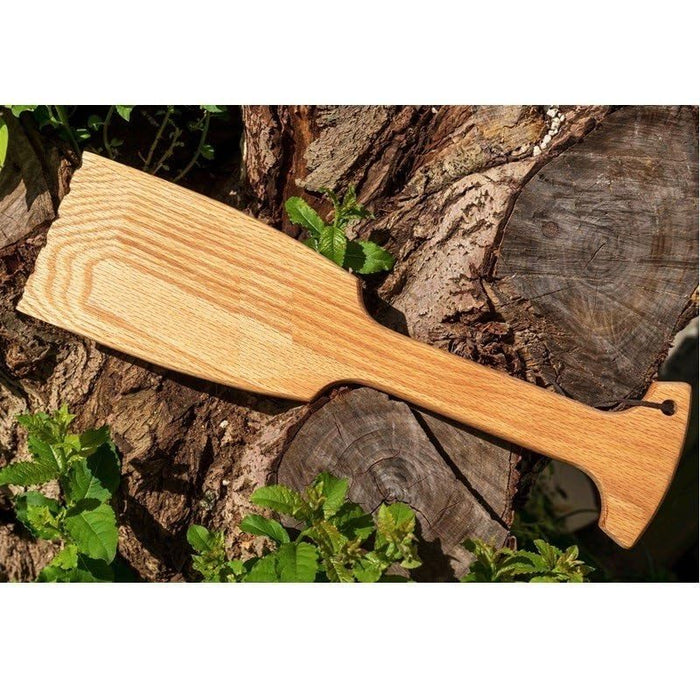 Wooden BBQ Grill Brush Scraper- Wood Grill Scraper, Natural Wood - Grill Parts America